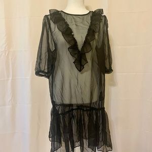 Divided by H&M sheer black layering dress